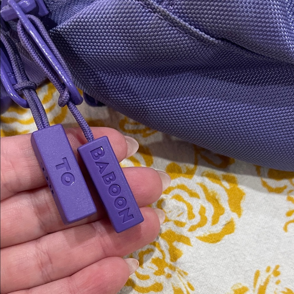 Baboon to the Moon purple belt bag - Picture 3 of 8